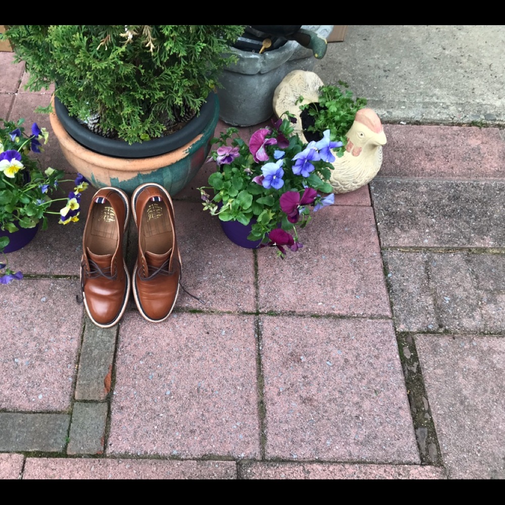 J.Crew Oar Stripe Italian Leather Derby size 8
